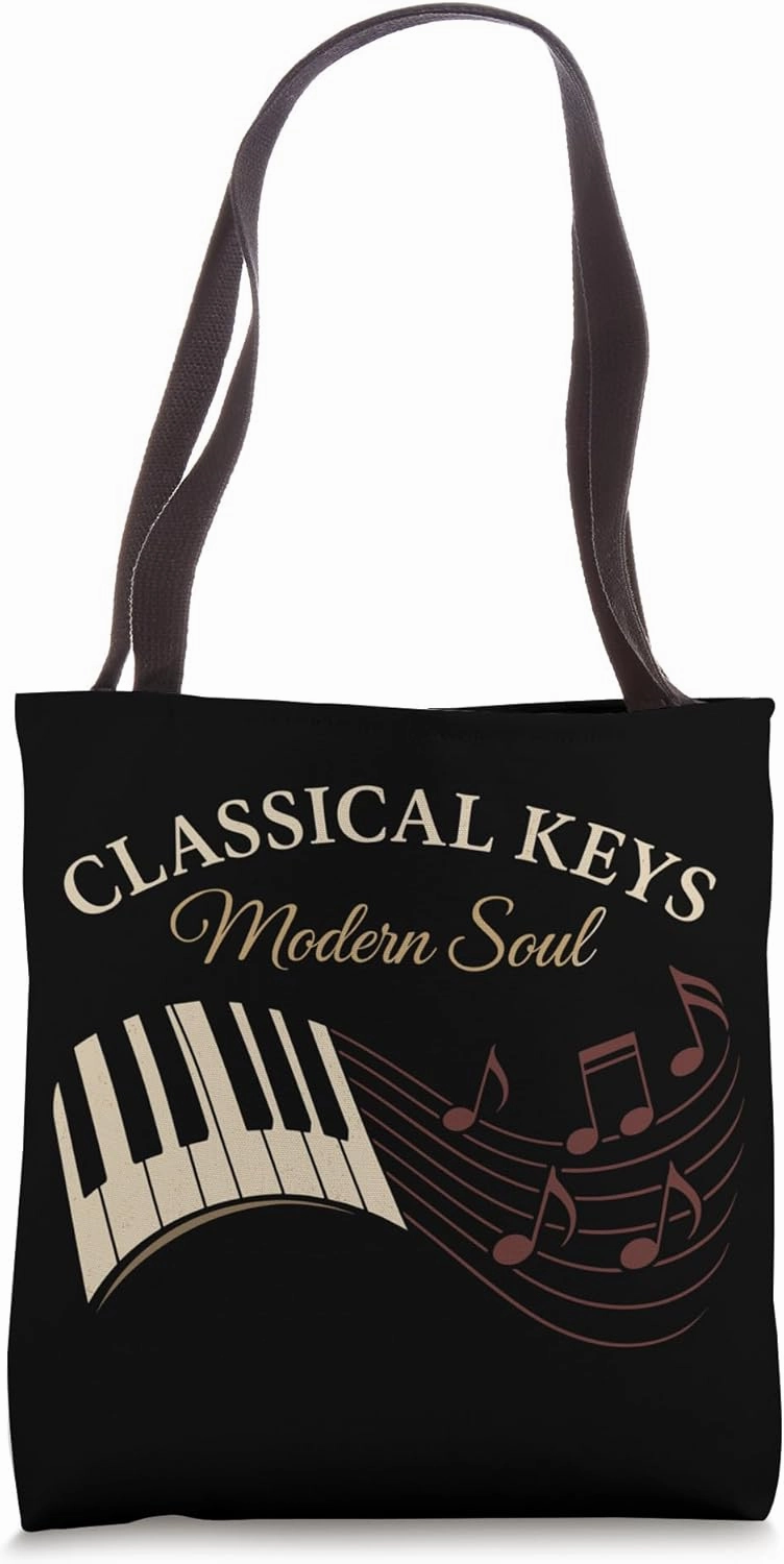 Classical Pianist Piano Life Music Recital Gift Chopin Tote Bag