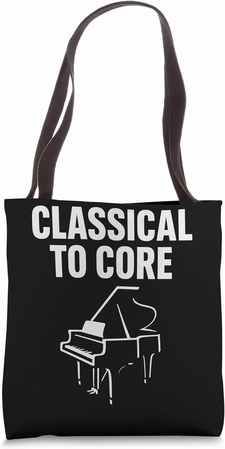Classical Pianist Piano Life Music Recital Gift Chopin Tote Bag
