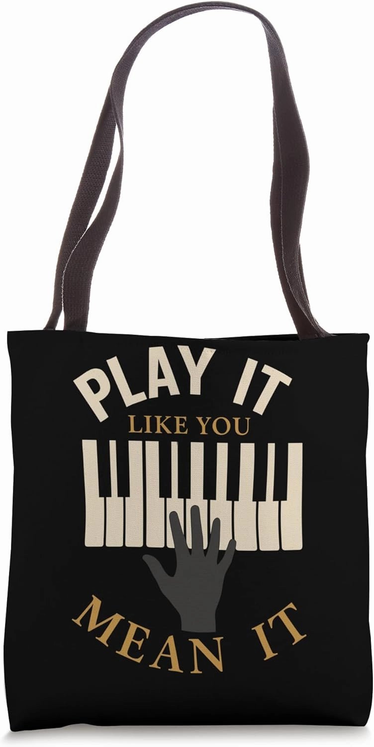Classical Pianist Piano Life Music Recital Gift Chopin Tote Bag