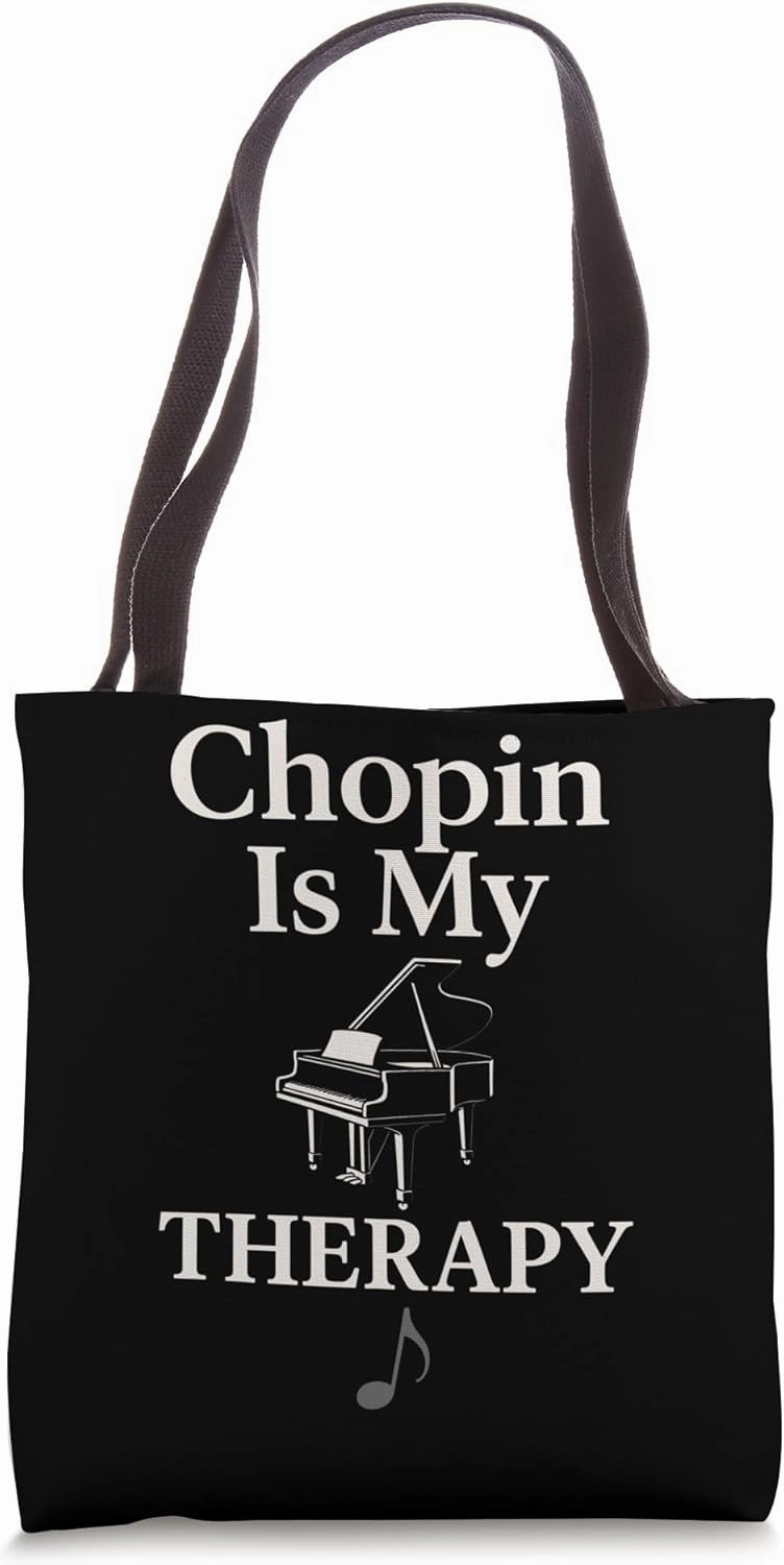 Classical Pianist Piano Life Music Recital Gift Chopin Tote Bag