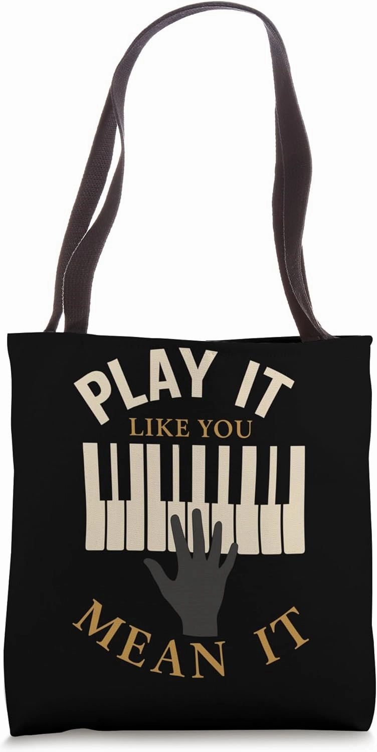 Classical Pianist Piano Life Music Recital Gift Chopin Tote Bag