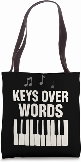 Classical Pianist Piano Life Music Recital Gift Chopin Tote Bag