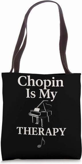Classical Pianist Piano Life Music Recital Gift Chopin Tote Bag