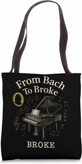Classical Pianist Piano Life Music Recital Gift Chopin Tote Bag