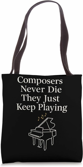 Classical Pianist Piano Life Music Recital Gift Chopin Tote Bag