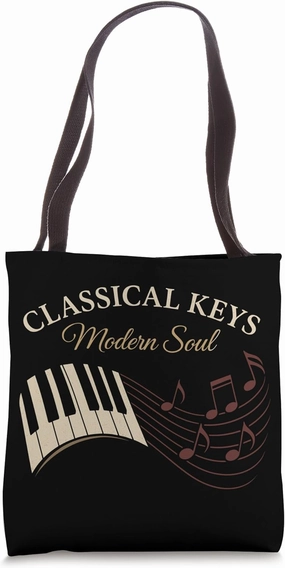 Classical Pianist Piano Life Music Recital Gift Chopin Tote Bag
