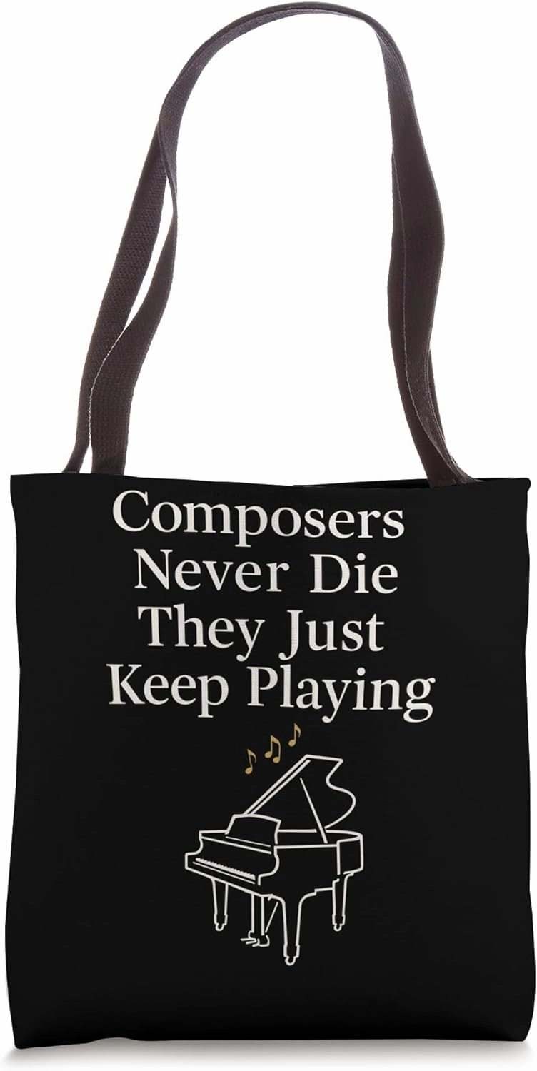 Classical Pianist Piano Life Music Recital Gift Chopin Tote Bag