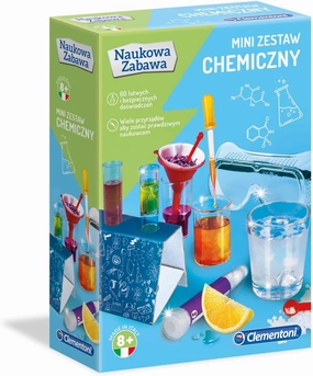 Clementoni - 60952 - Scientific Fun Lab Mini Chemical Set for Children from 8 Years Poland Version