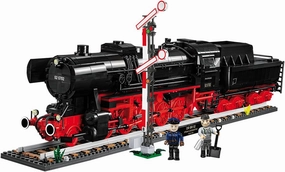 COBI Historical Collection Trains DR BR 52 Steam Locomotive & Railway Sepamhore