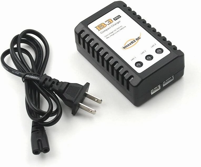 Compact iMaxRC iMax B3 Pro Compact 2S 3S Lipo Balance Battery Charger Double Color LED Indicator for RC Helicopter Accessory