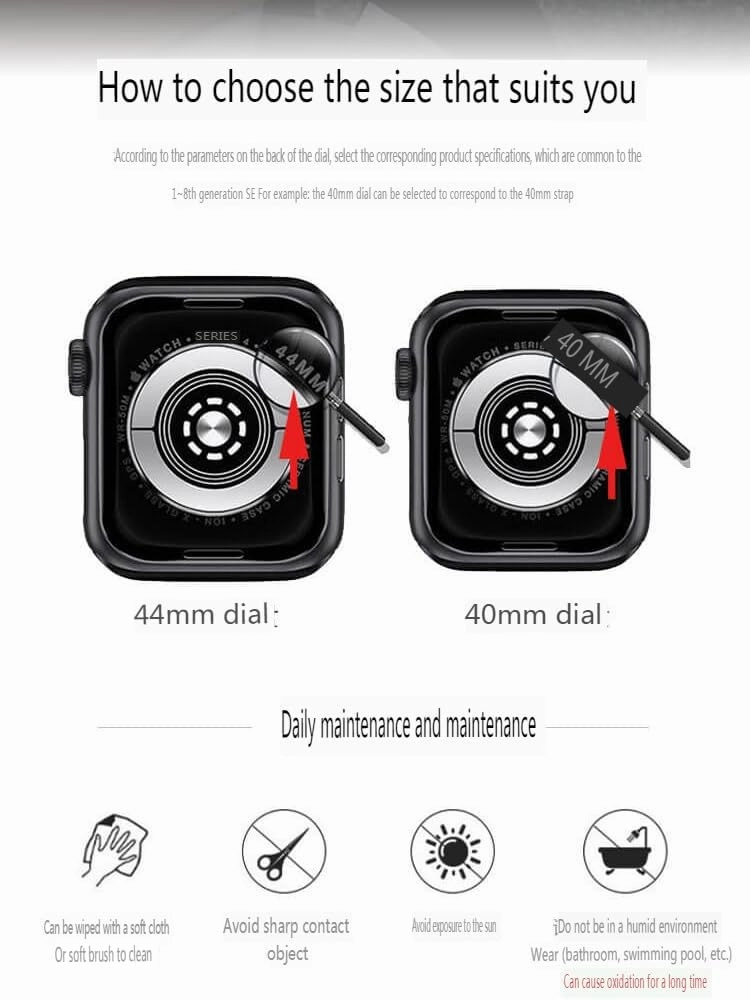 Compatible with Apple Watch Bands 40mm 38mm 41mm 44mm 45mm 42mm 49mm Stainless steel braided magnetic suction chain smart watch strap