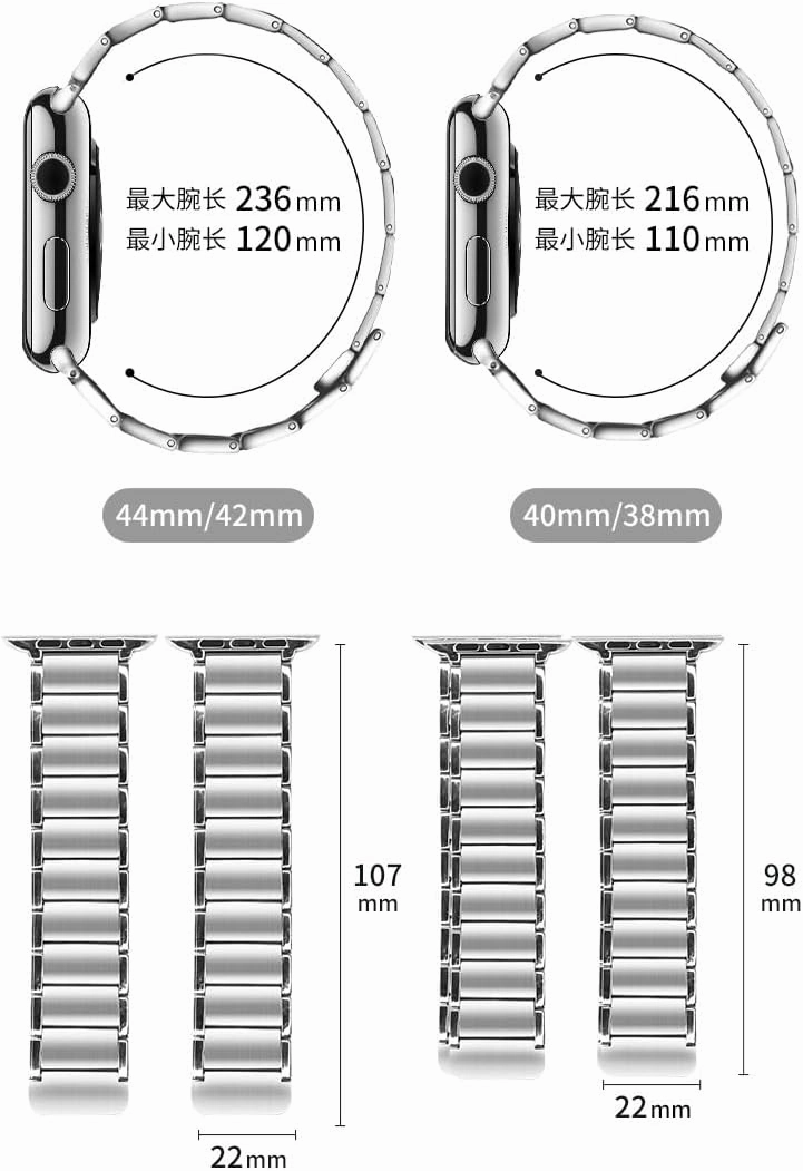 Compatible with Apple Watch Bands 40mm 38mm 41mm 44mm 45mm 42mm 49mm Stainless steel braided magnetic suction chain smart watch strap