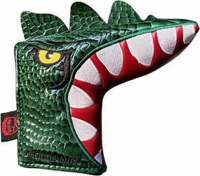 Cool Dinosaur Golf Blade Putter Cover Headcover Club Protective Case, PU Leather Golf Putter Head Covers Magnetic Golf Headcovers Gifts for Men