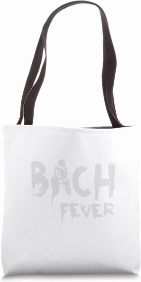 Cool Music Musician Tees - Music Bach Fever Tote Bag