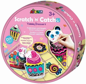 Create My Own Fishing Game | Yummy Dessert | Traditional Fishing Game Combined with Scratch Art | for Kids Ages 3 