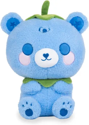 Cuddle Barn PlushGoals - Bloo The Blueberry Bear Kawaii Cute Blue Plush Stuffed Toy, 10 inches