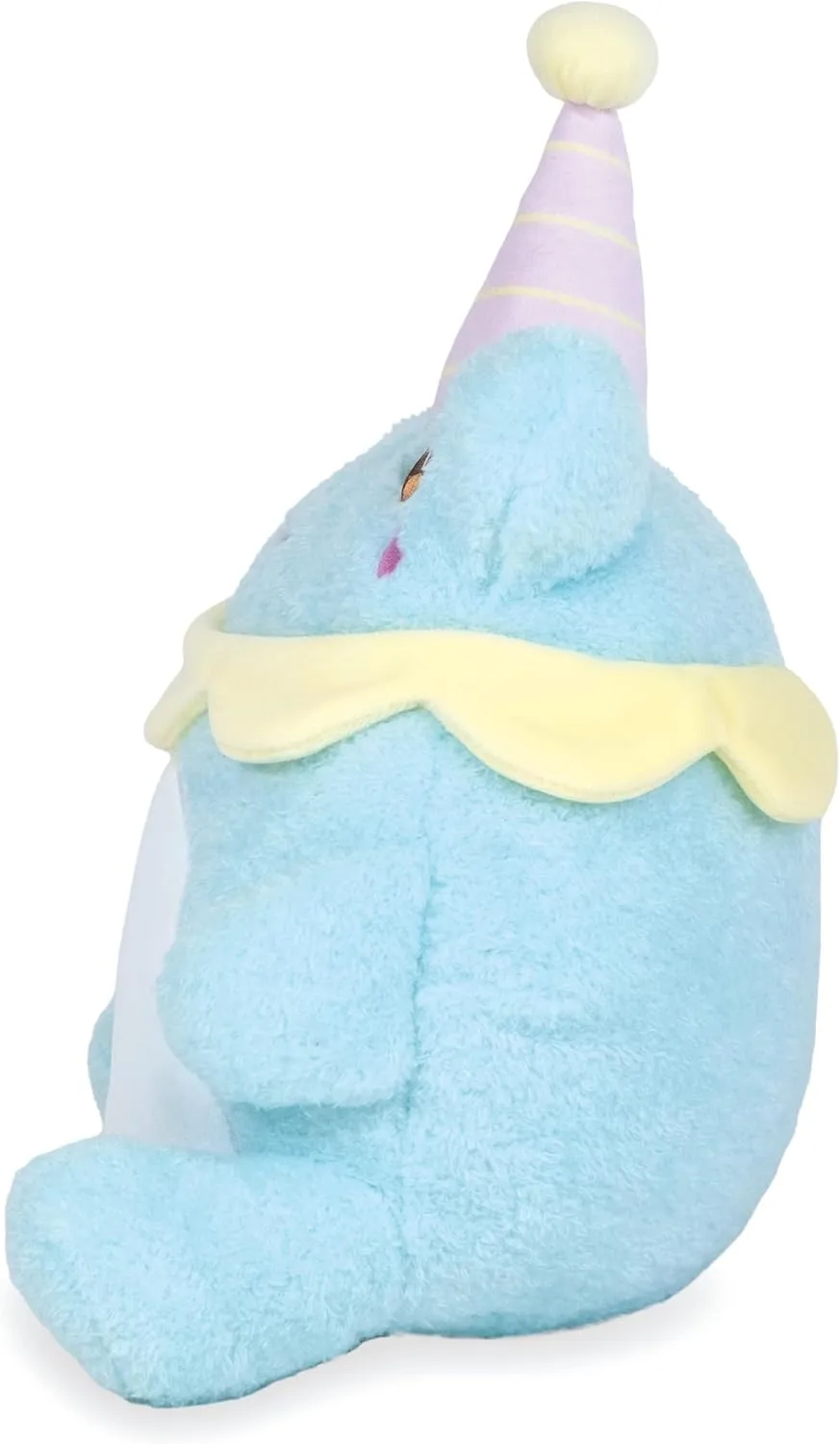 Cuddle Barn PlushGoals - Clown Wawa Blue Kawaii Cute Soft Frog Plush Toy, 9 inches