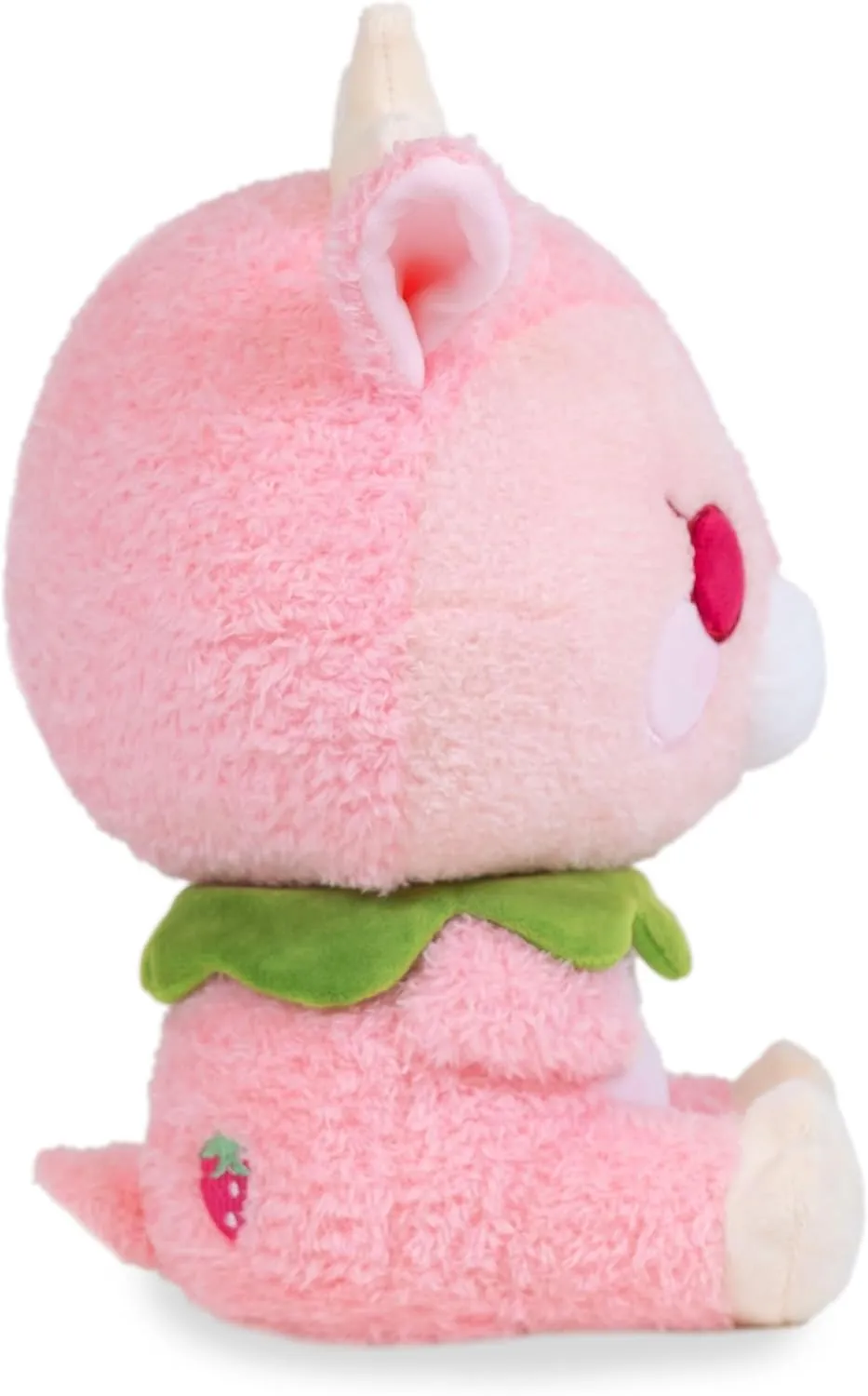 Cuddle Barn PlushGoals - Dearie The Strawberry Deer Kawaii Cute Pink Plush Stuffed Toy, 10 inches