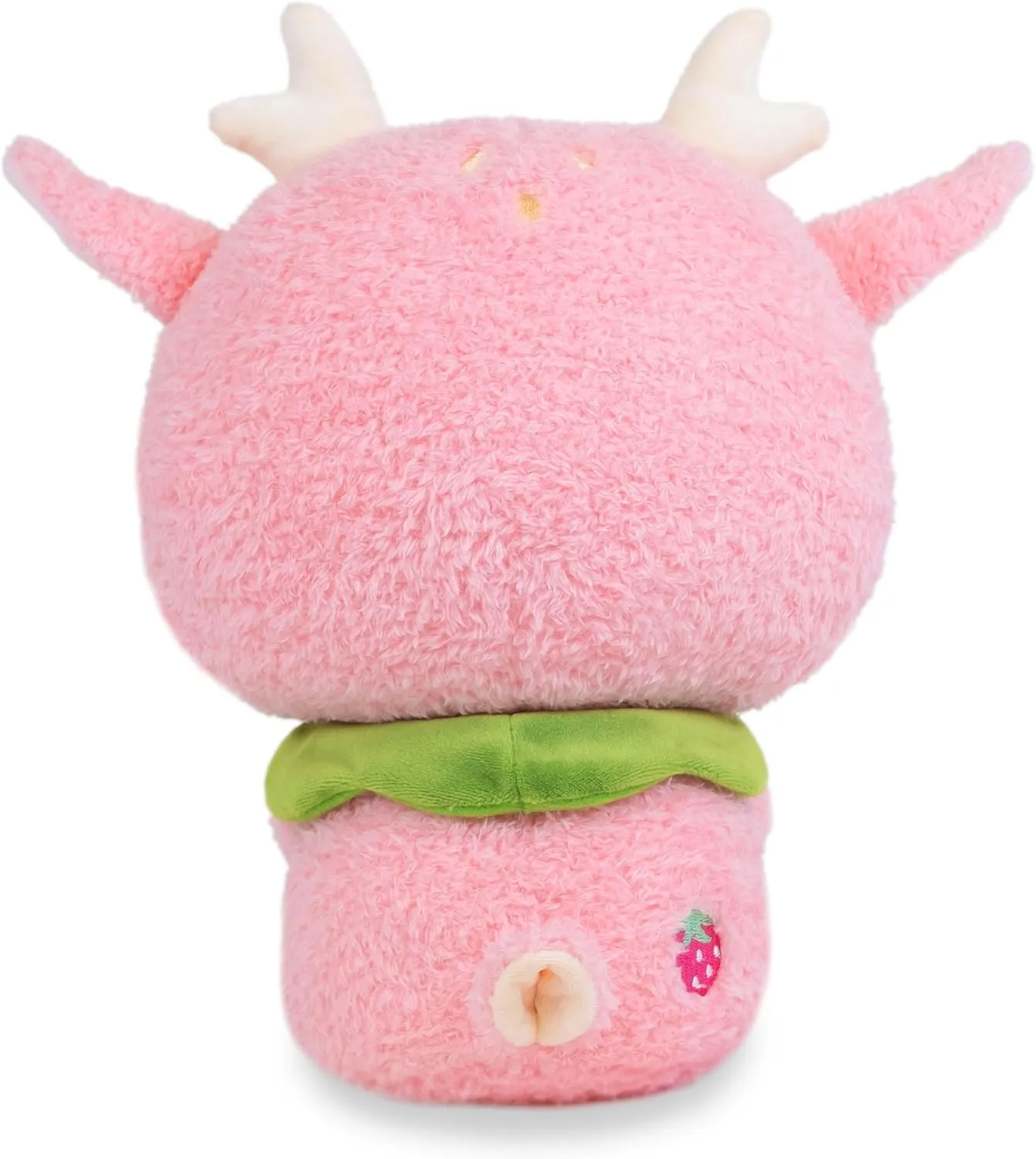 Cuddle Barn PlushGoals - Dearie The Strawberry Deer Kawaii Cute Pink Plush Stuffed Toy, 10 inches