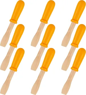 DEEKIN 8 Pcs Wooden Screwdriver Toys Kids Wooden Tools Simulation Screwdriver Small Maintenance Toys Tools for Toddlers Kids Education Little Teenagers School Gift Birthday Party