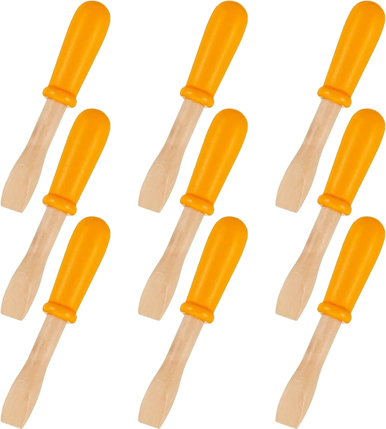 DEEKIN 8 Pcs Wooden Screwdriver Toys Kids Wooden Tools Simulation Screwdriver Small Maintenance Toys Tools for Toddlers Kids Education Little Teenagers School Gift Birthday Party