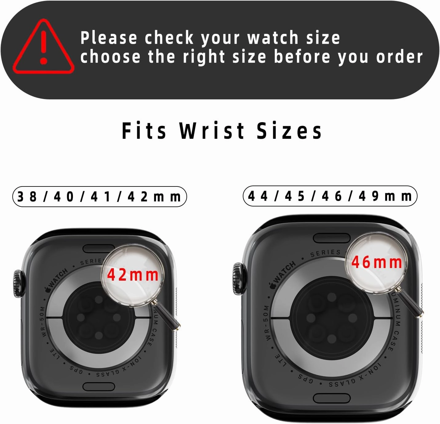 Designer Genuine Leather Band Compatible with Apple Watch Ultra/SE/Series 10/9/8/7/6/5/4/3/2/1 (49mm-38mm), Magnetic Buckle Replacement Strap for Men & Women