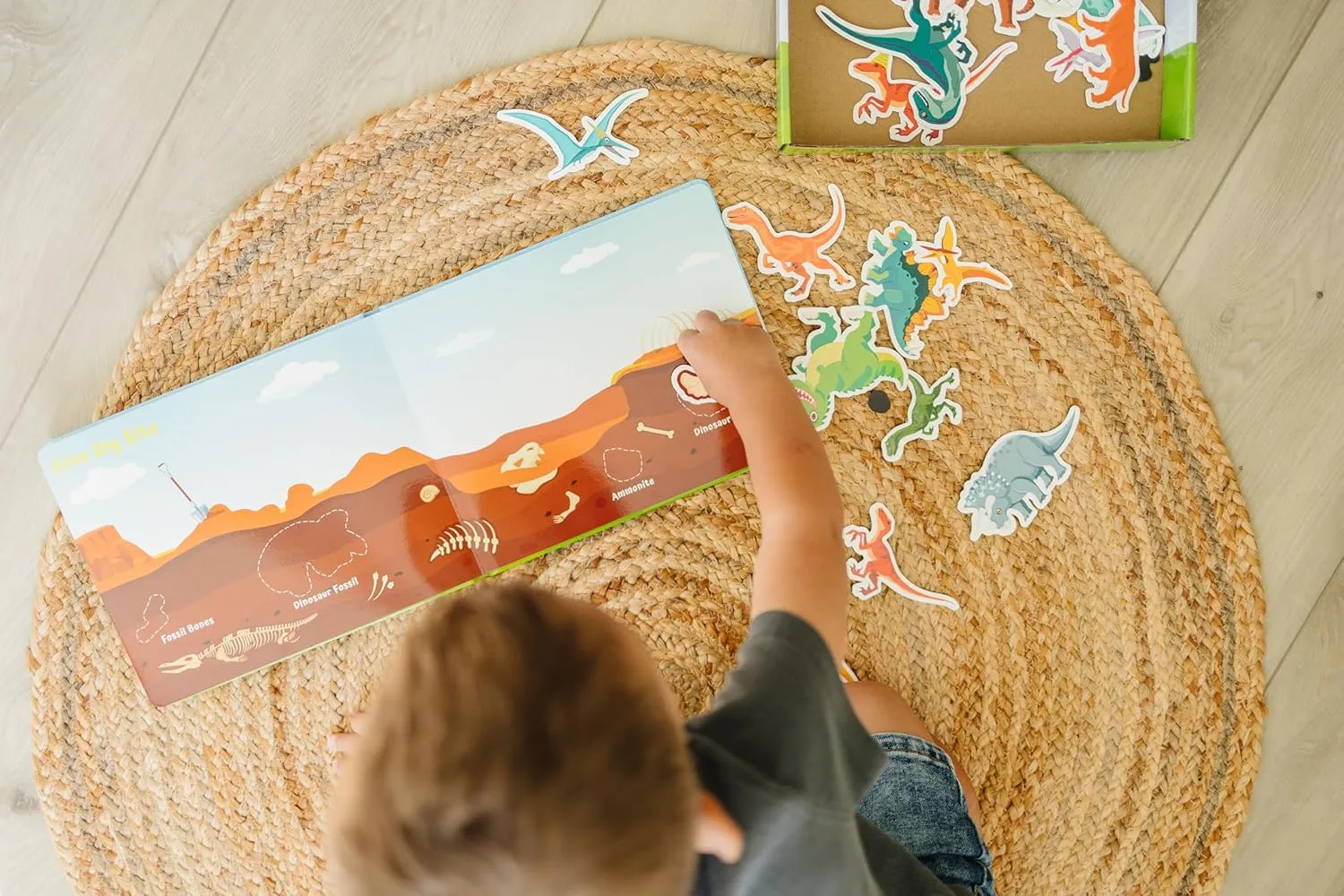 Dinosaur Toys for Kids 3-5, My Preschool Busy Book for Toddlers 3-5 Years Old Educational Learning Quiet Activity Books Sensory Board Educational Activities Gifts for 3 Year Old Boys