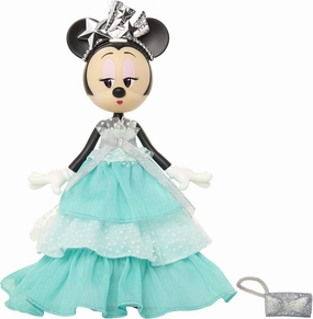 Disney Minnie Mouse Doll Glamour Gala Special Edition Set ,10 inches