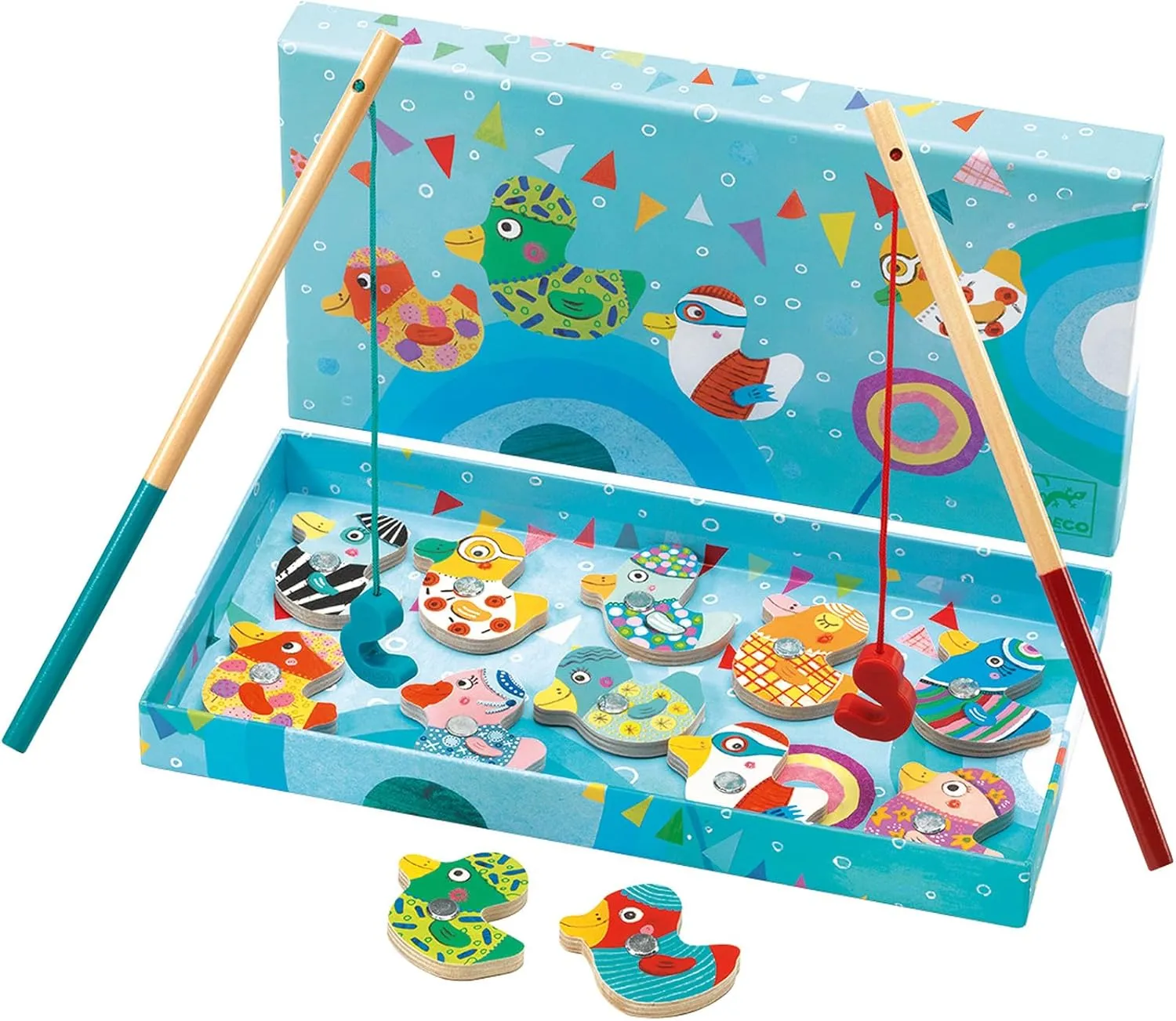 Djeco DJ01654 Magnetic Fishing Games, Mixed