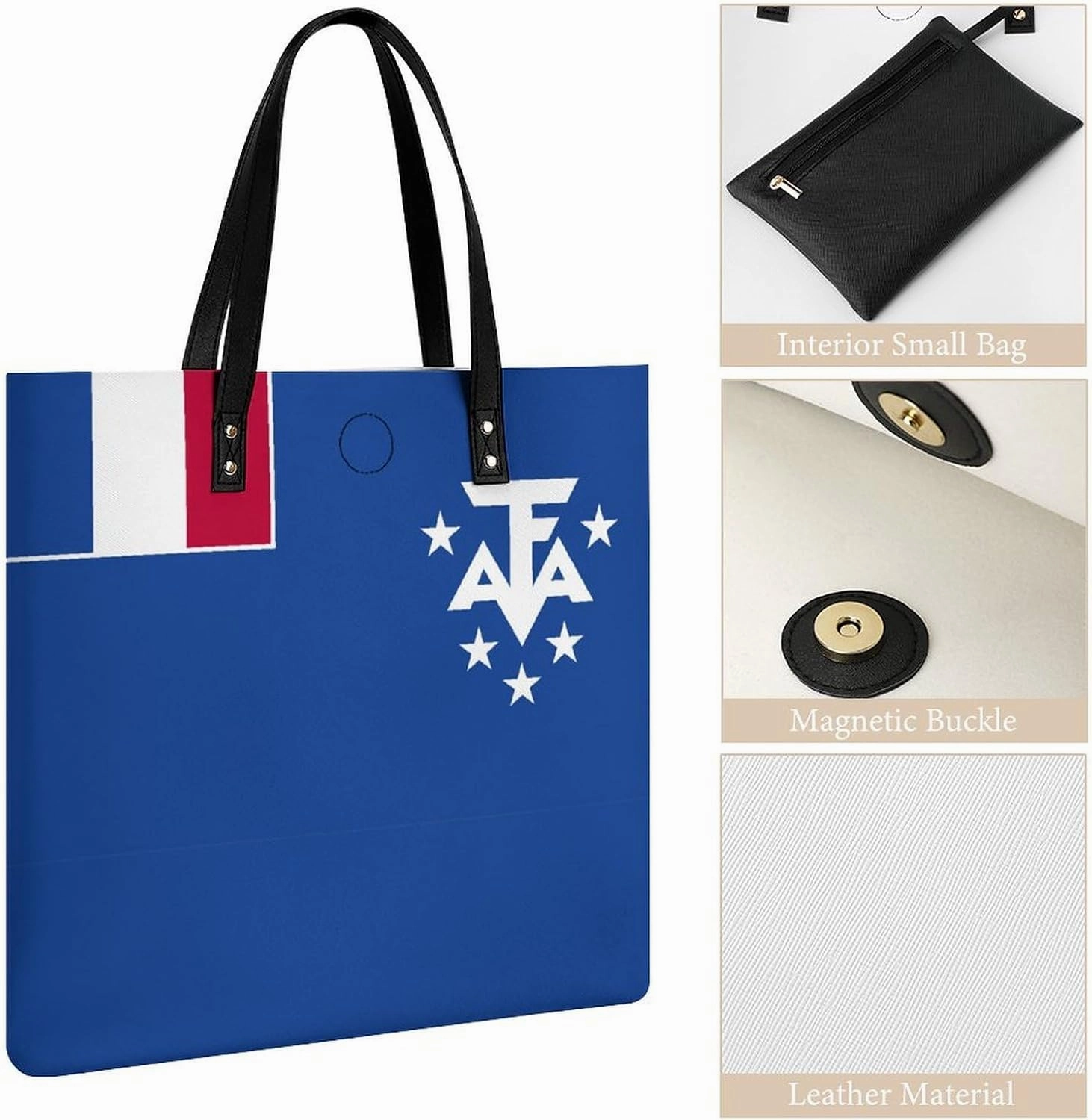 Djibouti Flag Women's Fashionable Leather Tote Bag Versatile Purse for Work and Leisure