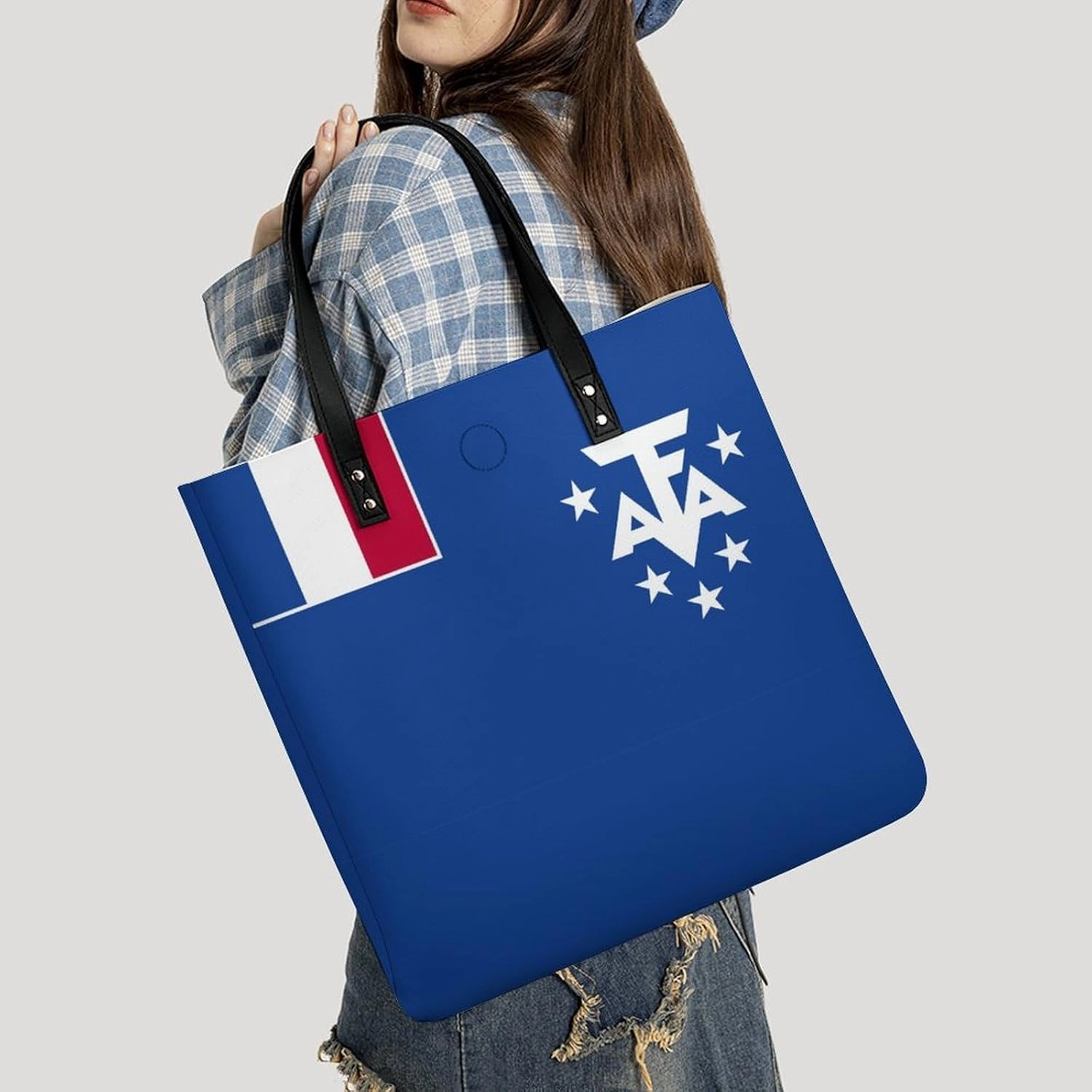 Djibouti Flag Women's Fashionable Leather Tote Bag Versatile Purse for Work and Leisure