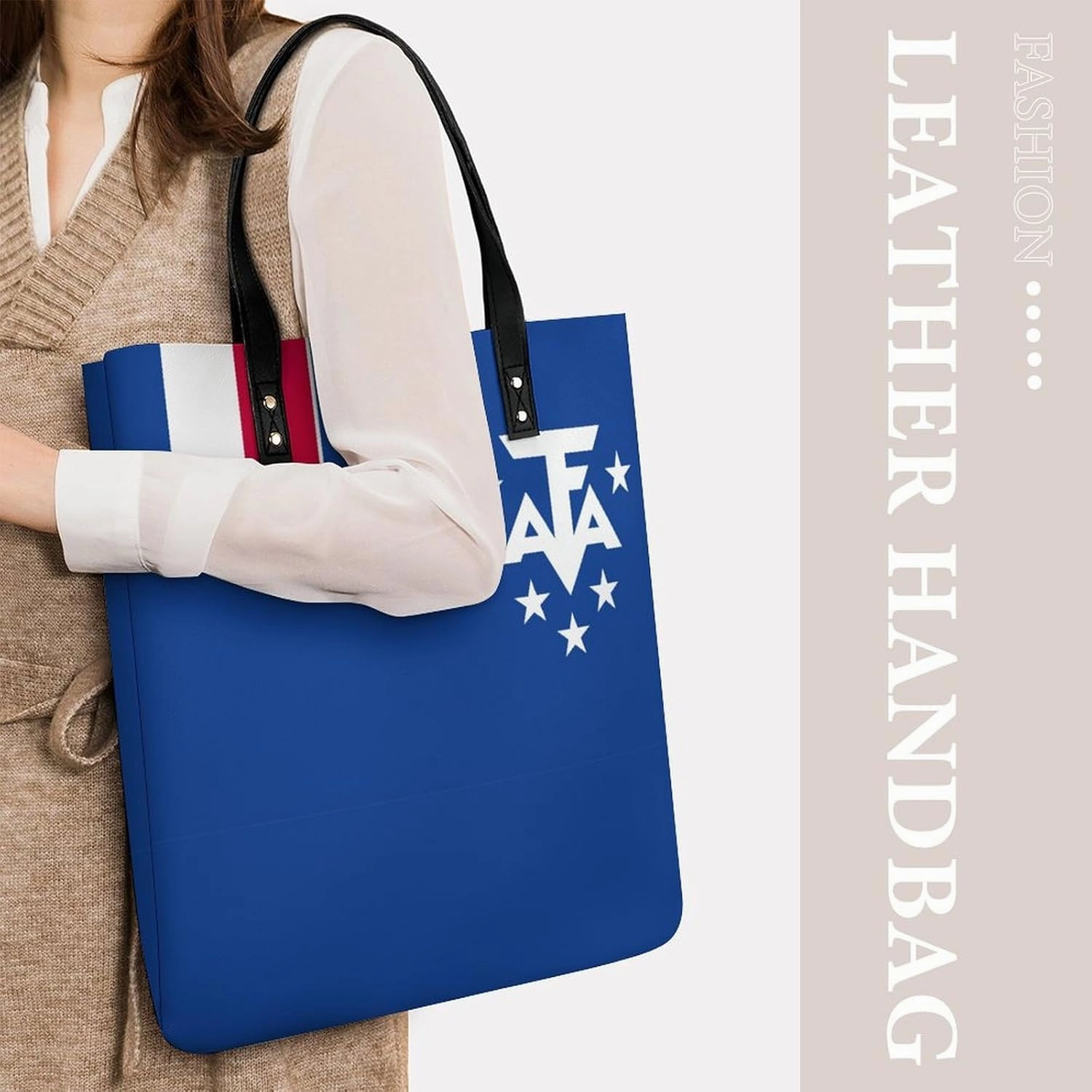 Djibouti Flag Women's Fashionable Leather Tote Bag Versatile Purse for Work and Leisure
