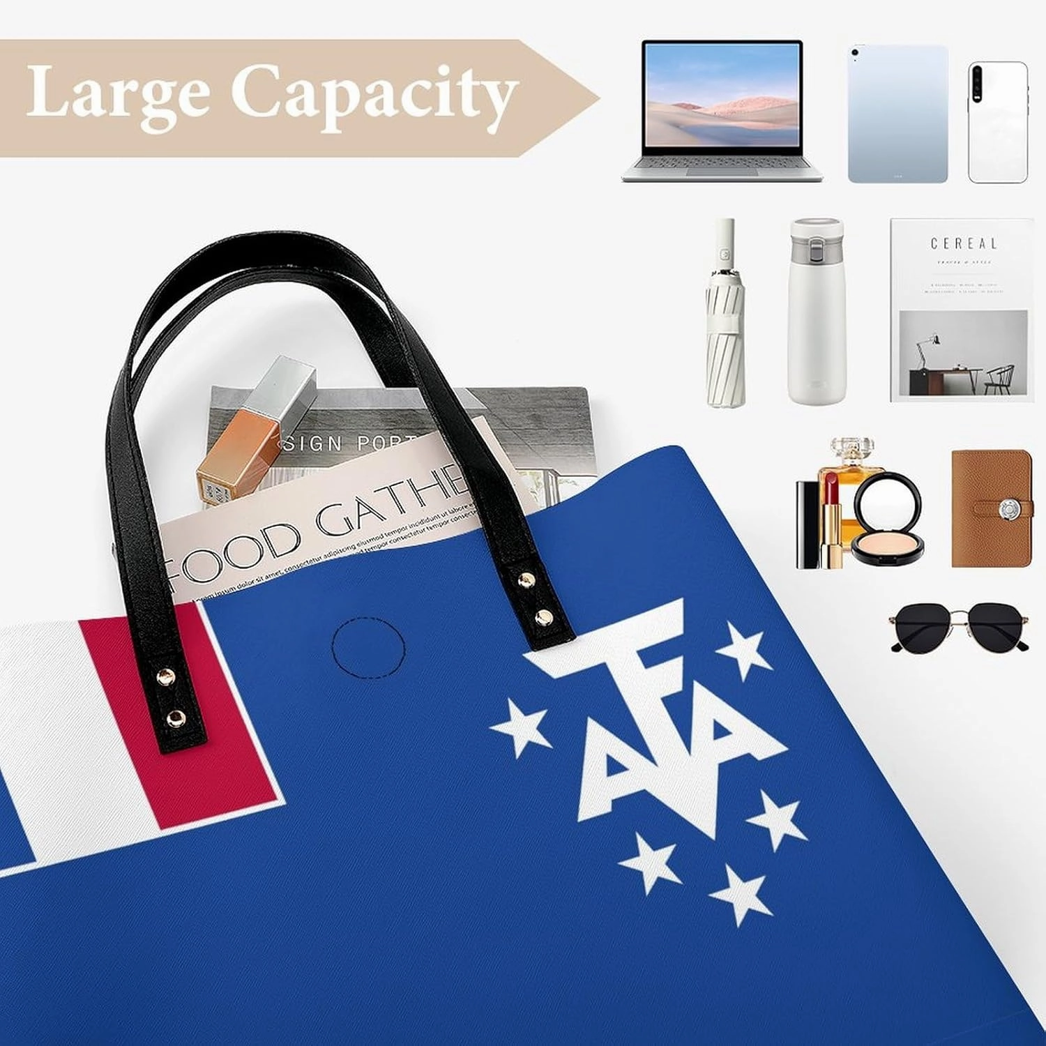 Djibouti Flag Women's Fashionable Leather Tote Bag Versatile Purse for Work and Leisure