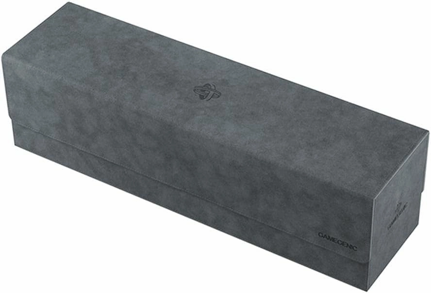 Dungeon S 550  Convertible Deck and Game Accessories Box Double-Sleeved Card Storage Card Game Protector Nexofyber Surface Holds up to 550 Cards Midnight Gray Color Made by Gamegenic,G20090