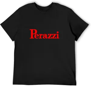 EFGABCPXZH Men's T-Shirt Feel Soft Perazzi Shotguns Soft and Light Black