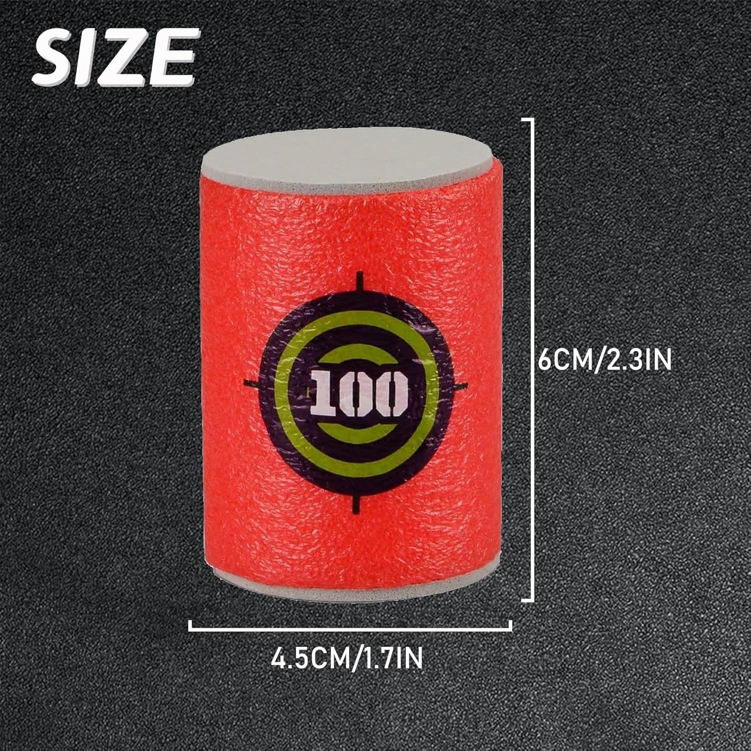 EKIND Foam Can Target Compatible for Nerf Elite Series Blasters & Target Games