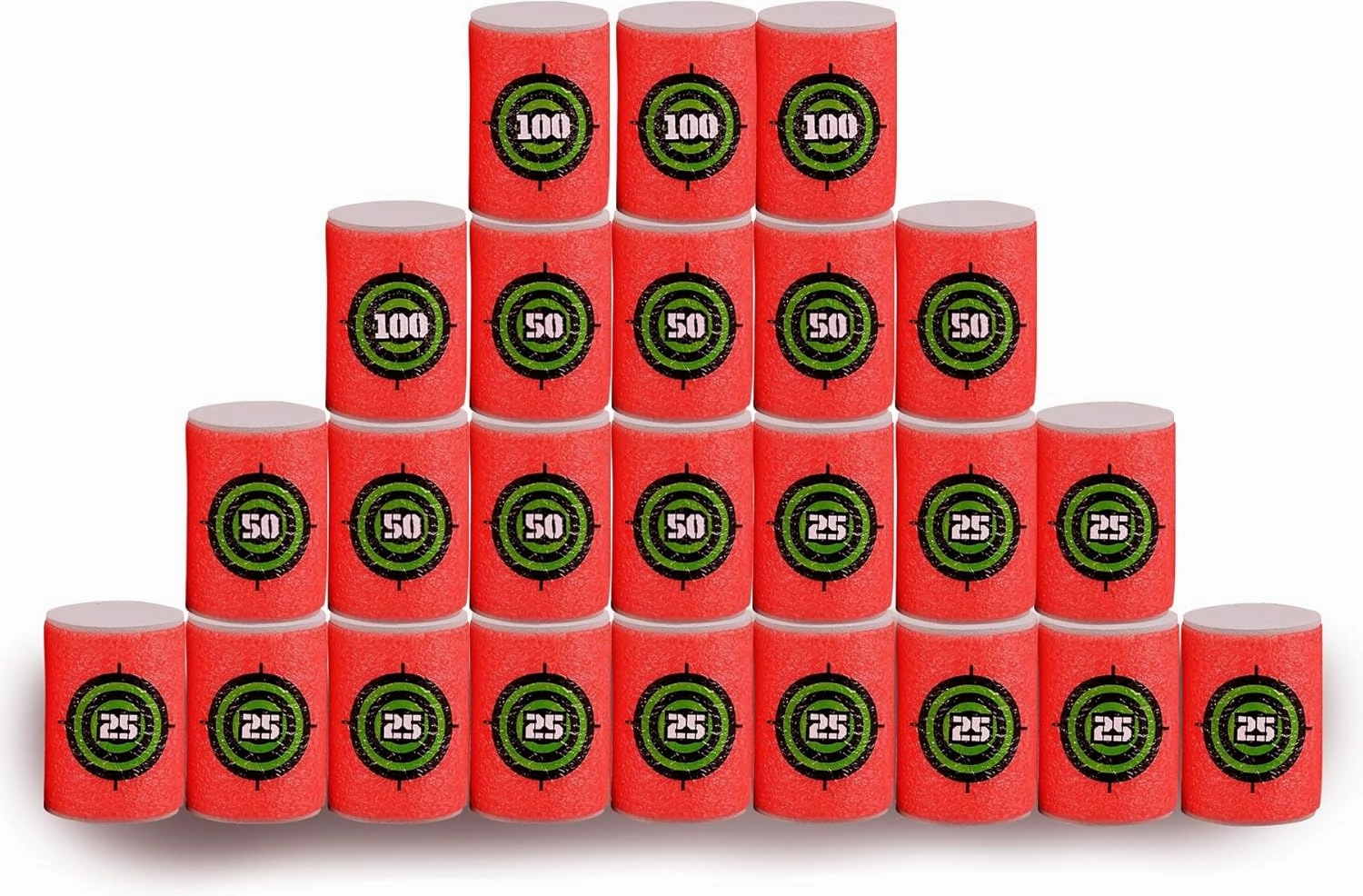 EKIND Foam Can Target Compatible for Nerf Elite Series Blasters & Target Games