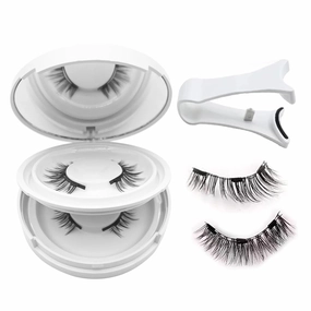 Elara Craft Magnetic Eyelashes with Applicator,Reusable Magnetic Eyelashes Natural Look,Easy to Wear and Remove Soft Lashes kit No Glue Needed(Natural Fuller)