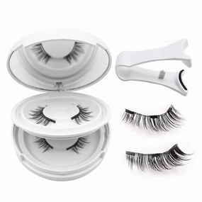 Elara Craft Magnetic Eyelashes with Applicator,Reusable Magnetic Eyelashes Natural Look,Easy to Wear and Remove Soft Lashes kit No Glue or Liner Needed(Natural Simple)