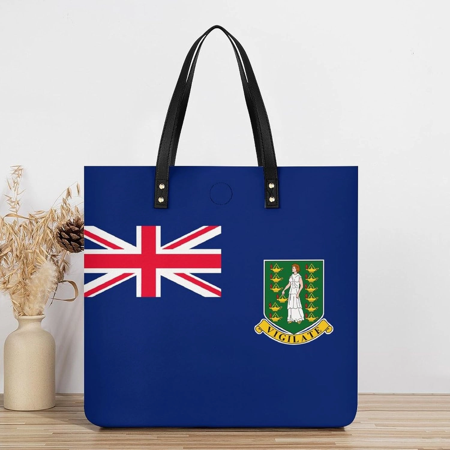 Elegant British Antarctic Territory Flag Women's Shoulder Bag Spacious Tote Handbag for Casual and Travel