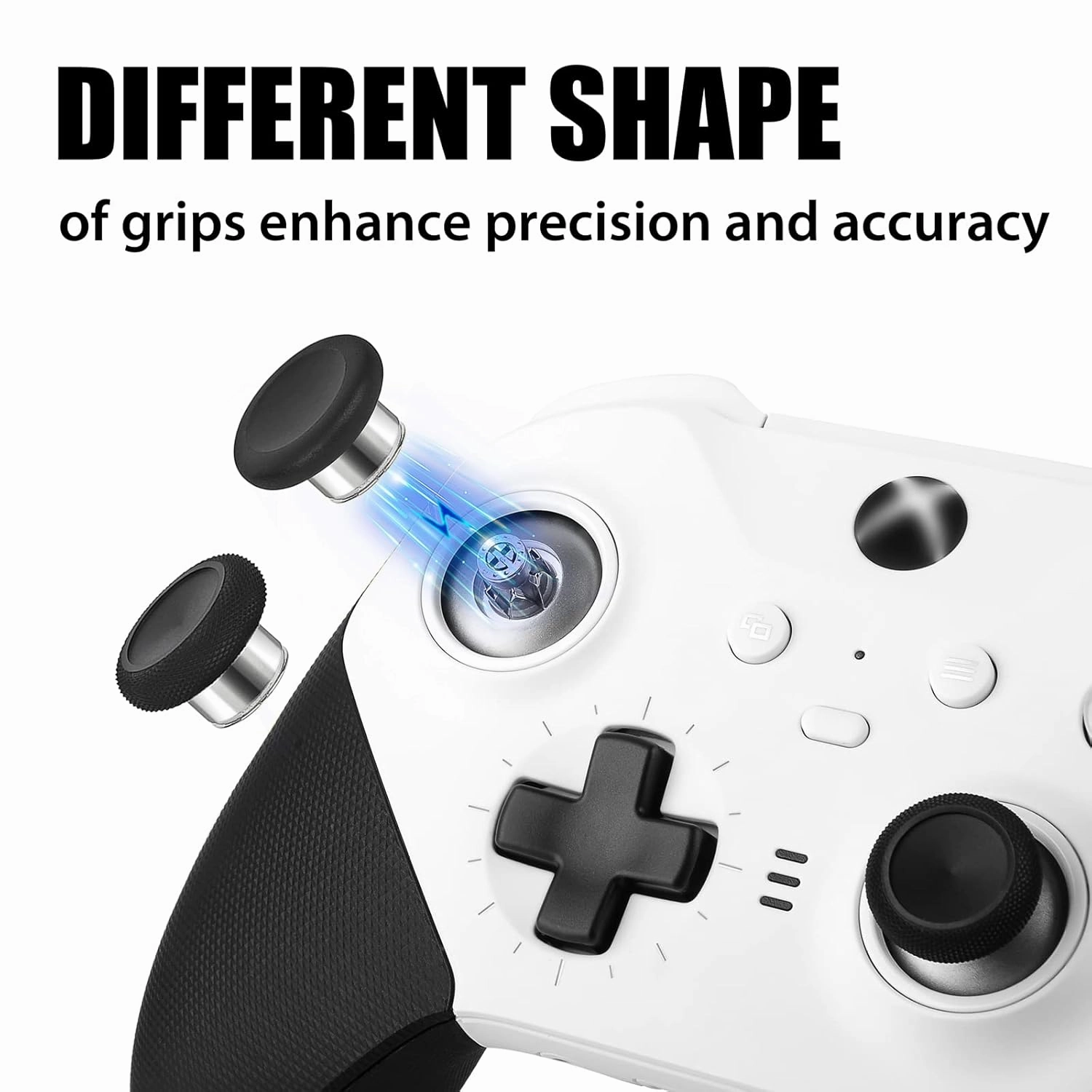 Elite Series 2 Thumbsticks - 6 in 1 Magnetic Joysticks for Xbox Elite Controller Series 2 Core(Model 1797), Accessories Replacement Included 2 Tall, 2 Standard, 2 Classic