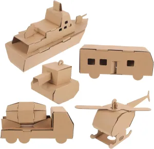 ERINGOGO Puzzle Car Toy Model Kit 3D Paper Puzzle for Boys and Girls Helicopter Model Educational Paper DIY Craft