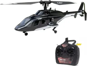 ESKY F150BL V3 5CH RC Helicopter Aircraft, Electric Simulation Tail-LED Fighter Plane Hobby-Grade Model for Airwolf Movie, 6-axis Gyroscope, Ready to Fly, for Beginner Children Teen