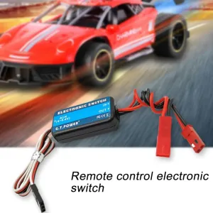 Excellent RC Car Helicopter Controlled Power Switch Universal Simple Installation Electric Power Switch - (Color: Black)