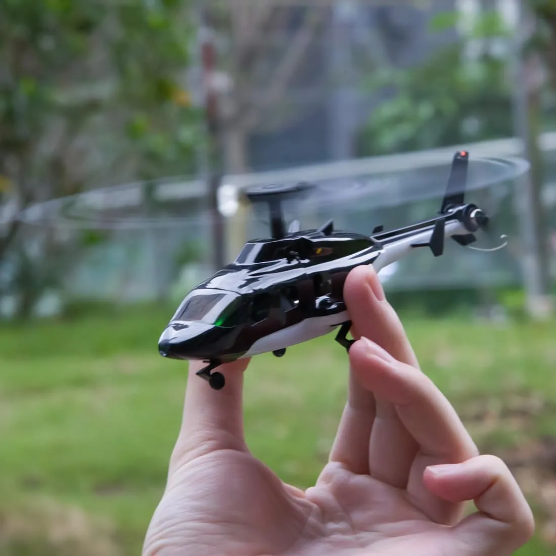 F150BL V3 AW RC Helicopter for Adults, 2.4G 5CH Military Remote Control Helicopter with LED Lights, 1 Battery Armed RC Fighter Aircraft Drone Model, Outdoor Toy Gift -RTF