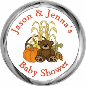 Fall Theme Stickers - Baby Shower