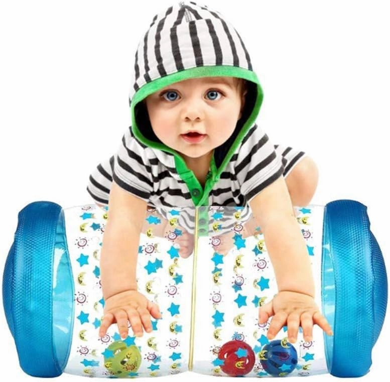 Fidget Toys Baby Crawling Fitness Toys Exercise Your Baby's Hearing and Touch Exercise Your Baby's Muscles and Coordination Baby Toys for 6 Months 1 2 3 Year olds (Blue)