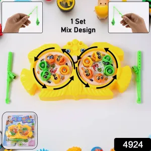 Fishing Game For Kids Include 12 Pieces Fishes And 2 Fishing Rod (1 Set)