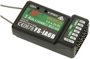 FLYSKY iA6B 2.4G 6CH PPM Output with iBus Port Receiver for FLYSKY FS-i6 FS-i10 Helicopter Airplane FPV Racing Drone Transmitter