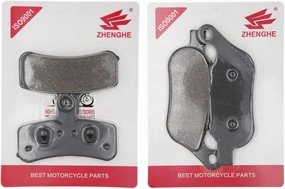 Front and Rear Brake Pads for Harley Davidson Fatboy, Heritage Softail Classic, Dyna Wide Glide, Super Glide, Softail Standard, Low Rider, Street Bob, Rocker C, Night Train, Softail Custom